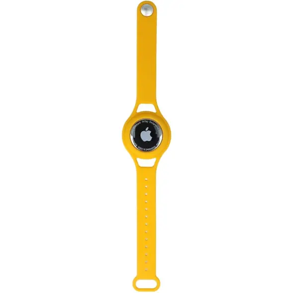 Bizon Case Locator Child Apple AirTag yellow