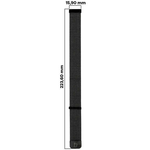 Bizon Strap Watch Chain 18 mm black