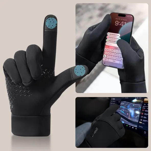 Tech-Protect WG01 Winter Touchscreen Gloves L Black