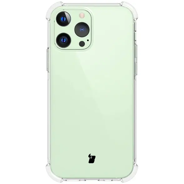 Bizon Case Clear Pack case + 2x screen glass + lens glass Apple iPhone 13 Pro clear
