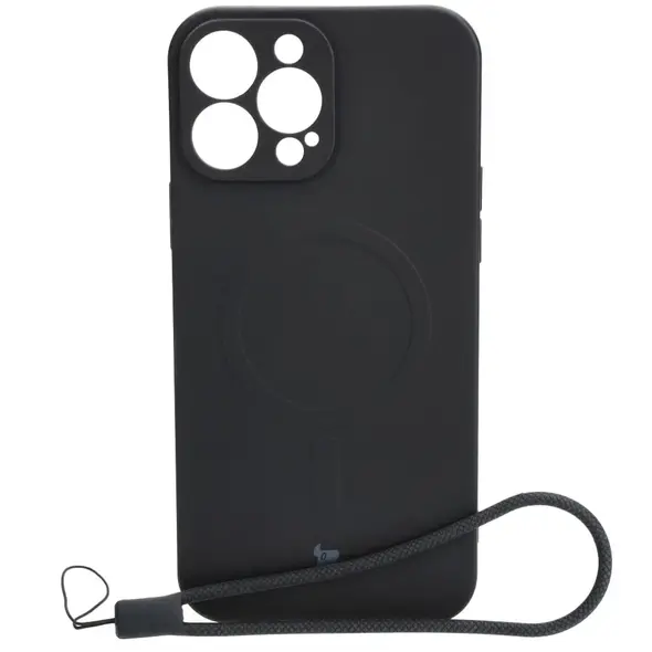 Bizon Case Silicone Magnetic Apple iPhone 13 Pro Max black
