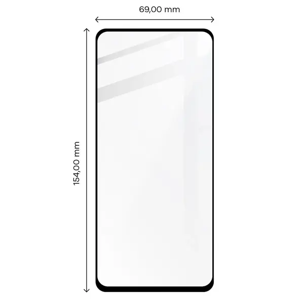 Bizon Glass Edge tempered glass - [2 PACK] + lens protection Samsung Galaxy S20 FE black