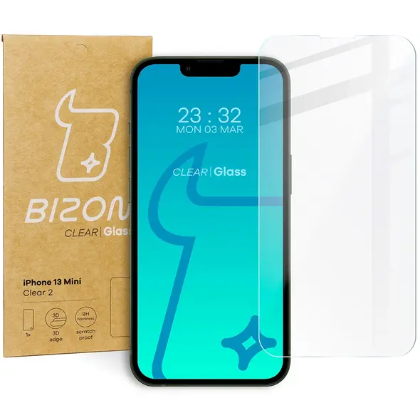 Bizon Glass Clear 2 Apple iPhone 13 Mini