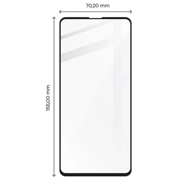 Bizon Glass Edge tempered glass - [2 PACK] + lens protection Samsung Galaxy A53 black