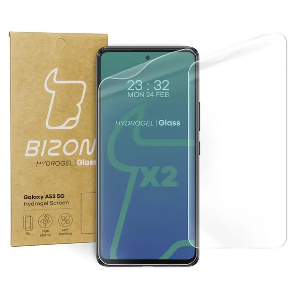 Bizon Glass Hydrogel Samsung Galaxy A53 5G [2 PACK]