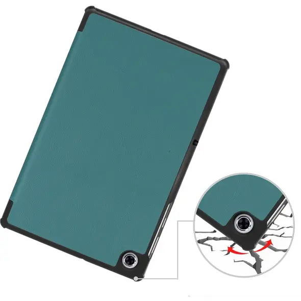 Bizon Case Tab Croc Lenovo Tab M10 Plus (2 Gen.) dark green