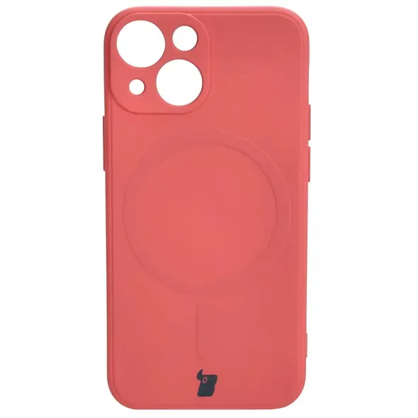 Bizon Case Silicone MagSafe Sq Apple iPhone 13 Mini dirty pink