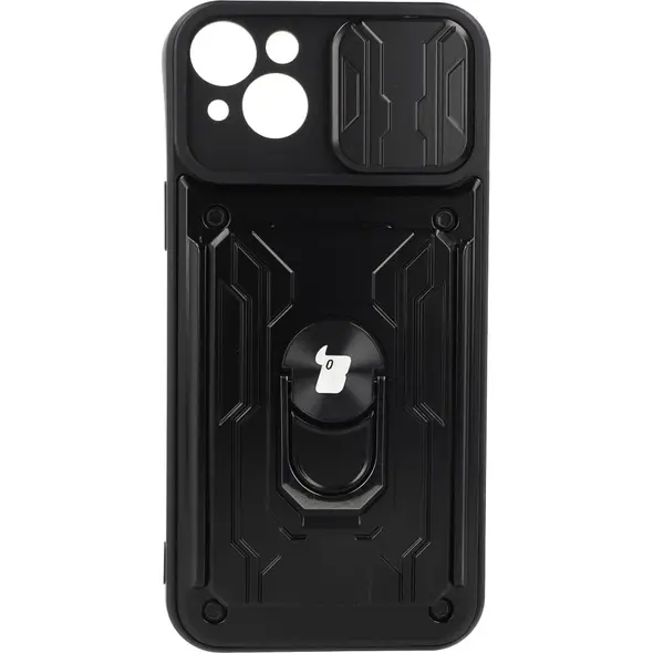 Bizon Case Camshield Card Slot Ring Apple iPhone 14 Plus black