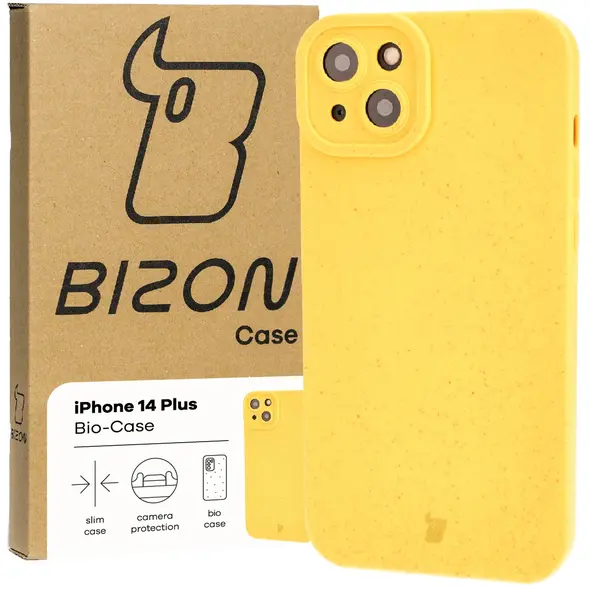 Bizon Bio-Case Apple iPhone 14 Plus yellow