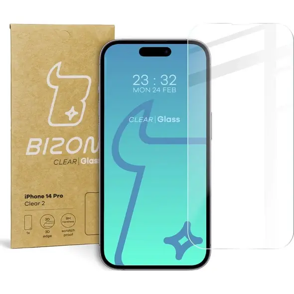 Bizon Glass Clear 2 Apple iPhone 14 Pro