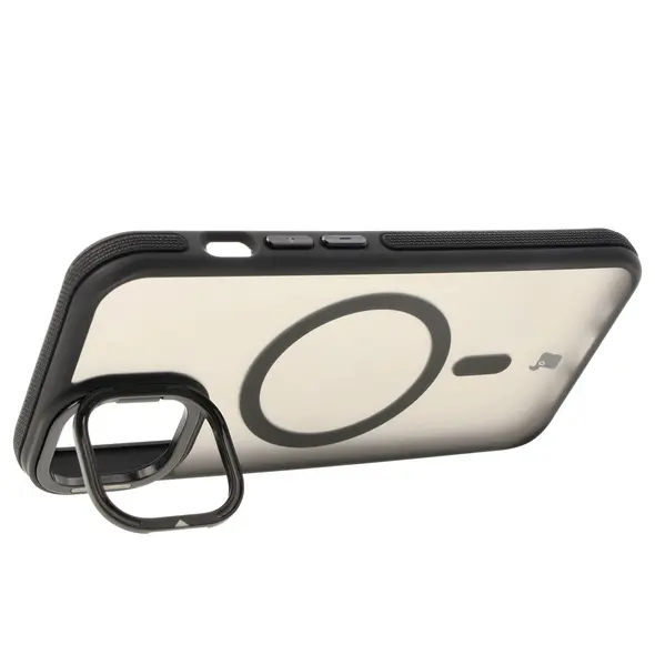 Bizon Case Eclipse Apple iPhone 14 / Apple iPhone 13 smoky with a black frame