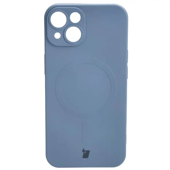 Bizon Case Silicone Magnetic Apple iPhone 14 grey