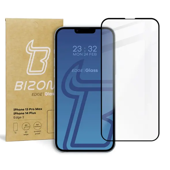 Bizon Glass Edge 2 Apple iPhone 14 Plus / 13 Pro Max black