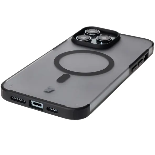 Bizon Case MatteO Apple iPhone 14 Pro Max transparent with black frame