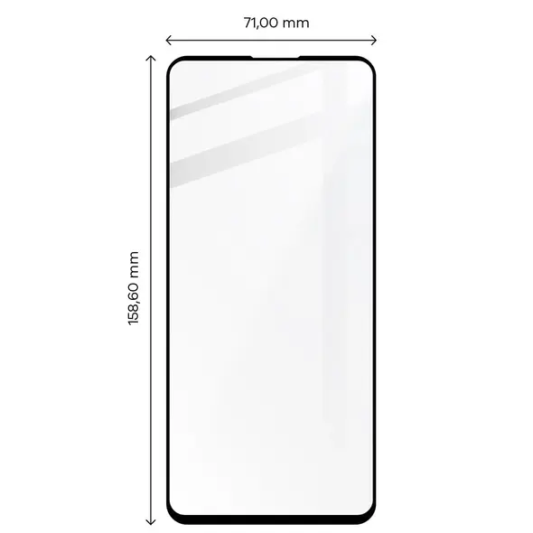 Bizon Glass Edge Poco X4 Pro 5G black