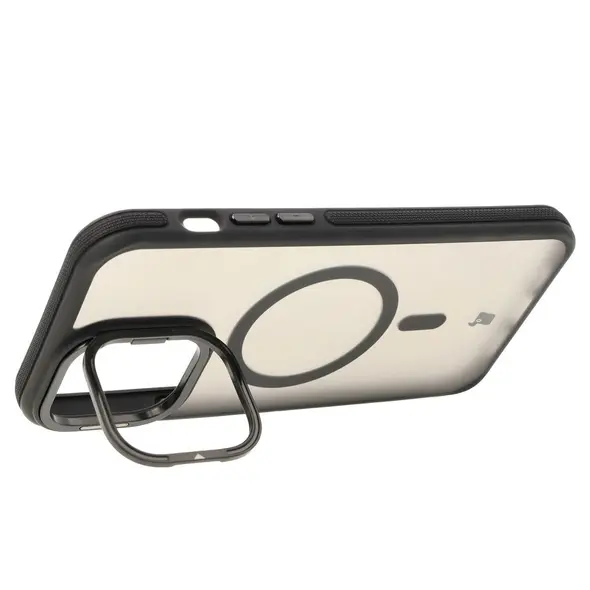 Bizon Case Eclipse Apple iPhone 14 Pro Max smoky with a black frame