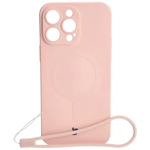 Bizon Case Silicone Magnetic Apple iPhone 14 Pro Max light pink