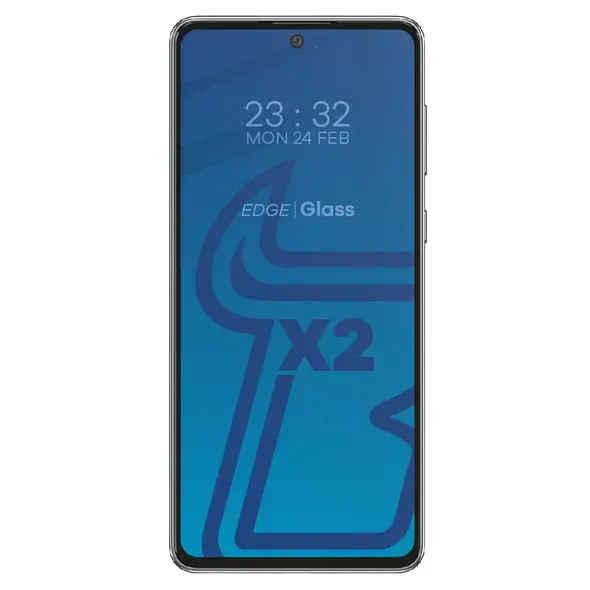 Bizon Glass Edge tempered glass - [2 PACK] + lens protection Samsung Galaxy A73 black