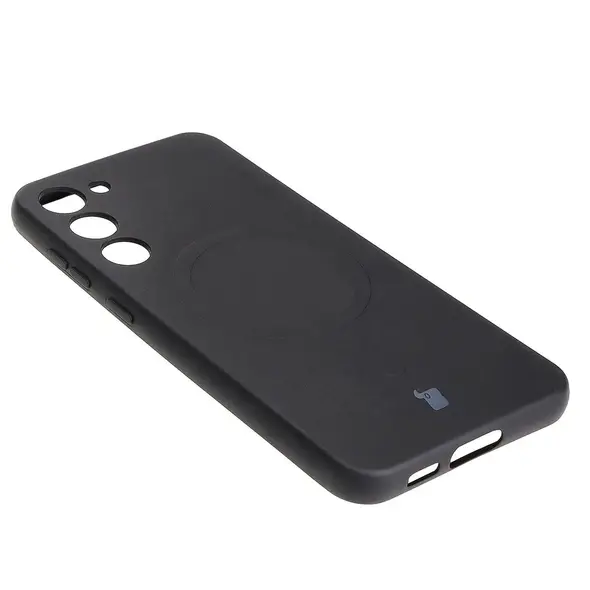 Bizon Case Silicone Magnetic Samsung Galaxy S23 Plus black