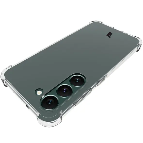 Bizon Case Clear Pack case + 2x screen glass + lens glass Samsung Galaxy S23 Plus clear