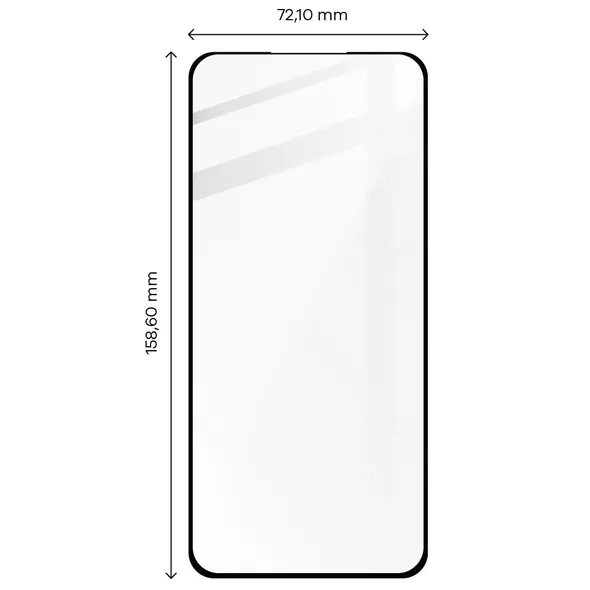 Bizon Glass Edge 3D tempered glass - [2 PACK] + lens protection Xiaomi 12 Pro black