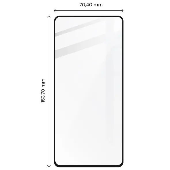 Bizon Glass Edge tempered glass - [2 PACK] + lens protection Xiaomi Mi 11 Lite / 5G / 5G NE black