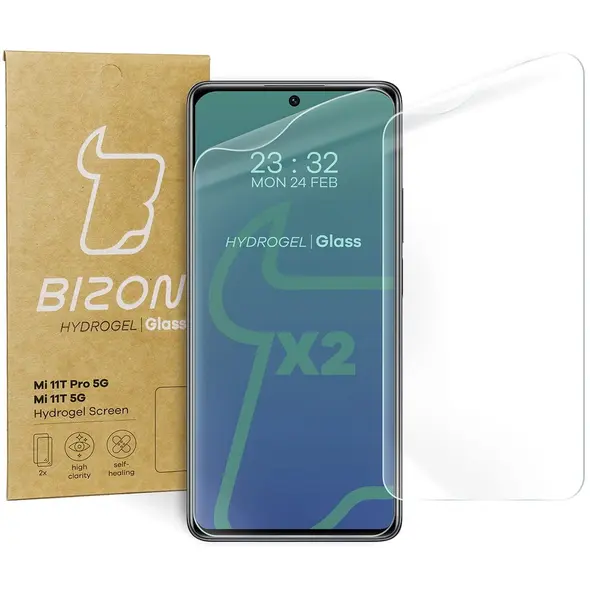Bizon Glass Hydrogel Xiaomi 11T / 11T Pro [2 PACK]