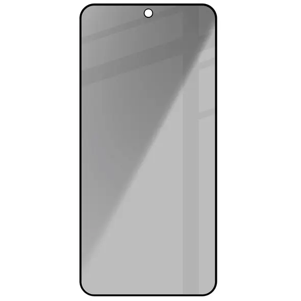 Bizon Glass Edge Shadow Samsung Galaxy S23 tinted with a black frame