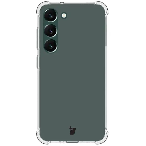Bizon Case Clear Pack case + 2x screen glass + lens glass Samsung Galaxy S23 Plus clear