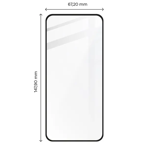 Bizon Glass Edge 3D tempered glass - [2 PACK] + lens protection Xiaomi 12 / 12X black