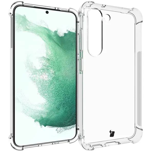 Bizon Case Clear Pack case + 2x screen glass + lens glass Samsung Galaxy S23 Plus clear