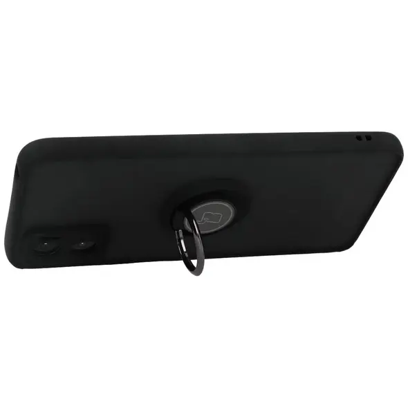 Bizon Case Hybrid Ring Motorola Moto E22 / E22i smoky with a black frame