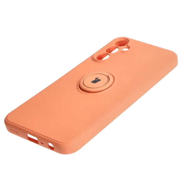 Bizon Case Silicone Ring Sq Samsung Galaxy A24 orange