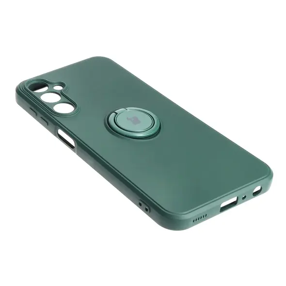 Bizon Case Silicone Ring Sq Samsung Galaxy A24 dark green