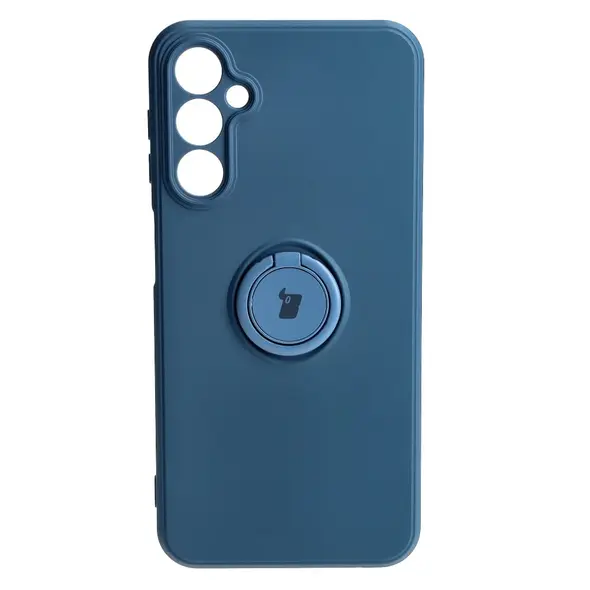 Bizon Case Silicone Ring Sq Samsung Galaxy A24 navy blue