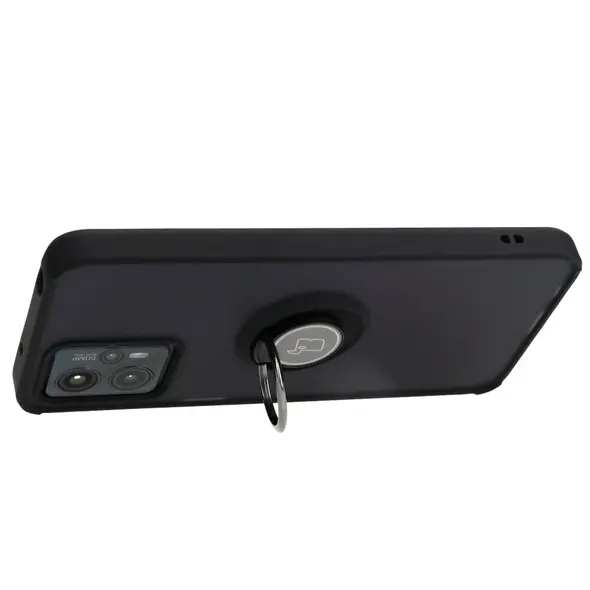 Bizon Case Hybrid Ring Motorola Moto G13 / G23 / G53 5G smoky with a black frame