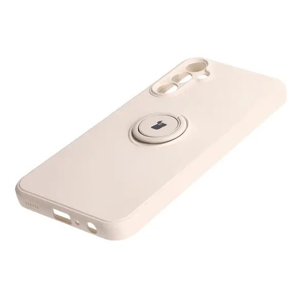 Bizon Case Silicone Ring Sq Samsung Galaxy A24 beige