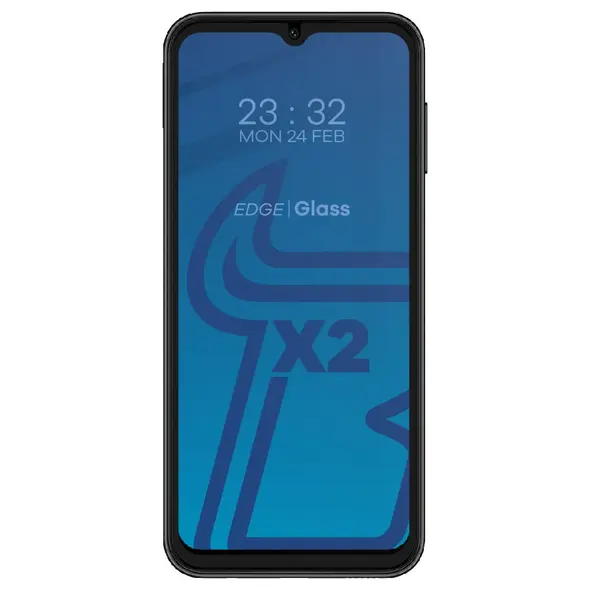 BIZON Edge 2 2x screen glass + camera glass Samsung Galaxy A14 4G/5G