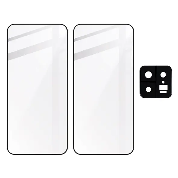 BIZON Edge 2 2x screen glass + camera glass Xiaomi 13