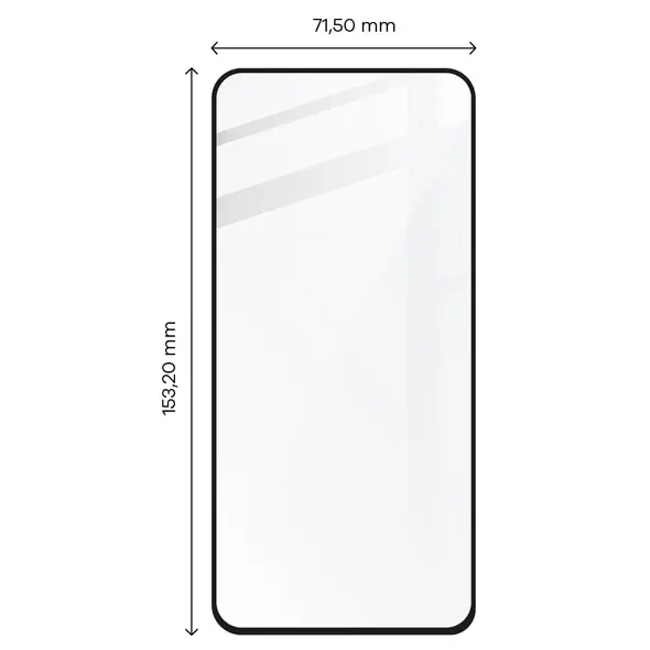 BIZON Edge 2 2x screen glass + camera glass Samsung Galaxy A54 5G