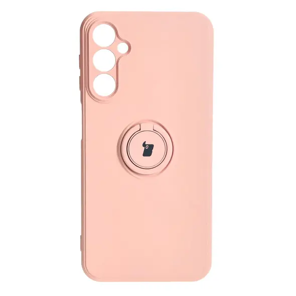 Bizon Case Silicone Ring Sq Samsung Galaxy A24 light pink