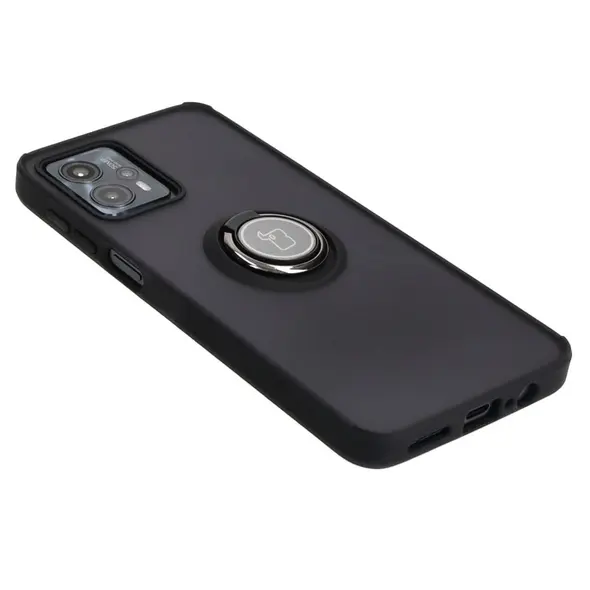 Bizon Case Hybrid Ring Motorola Moto G13 / G23 / G53 5G smoky with a black frame