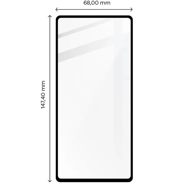 BIZON Edge 2 2x screen glass + camera glass Pixel 7A