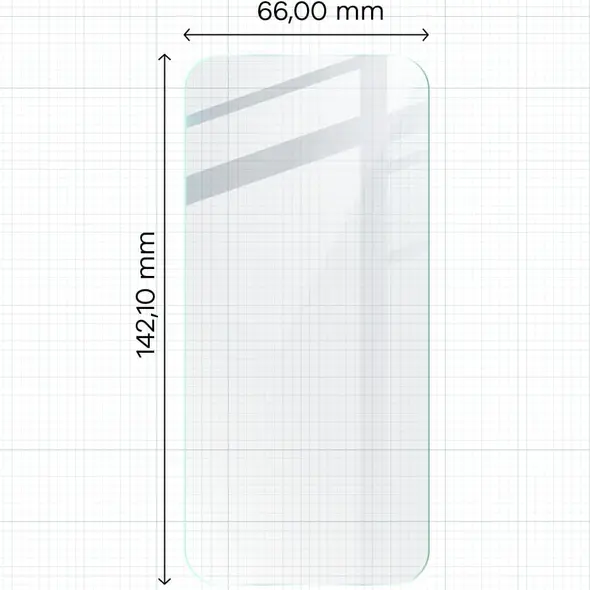 BIZON Clear 3x screen glass + camera glass Apple iPhone 15 Pro
