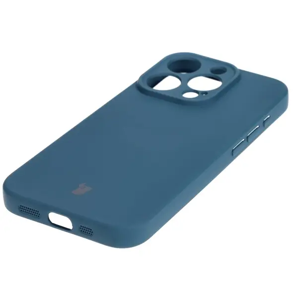 Bizon Case Silicone Apple iPhone 15 Pro navy blue