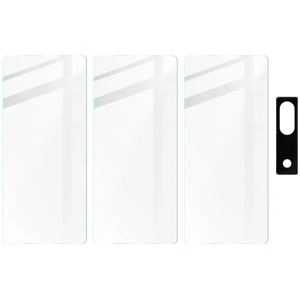 BIZON Clear 3x screen glass + camera glass Pixel 7A