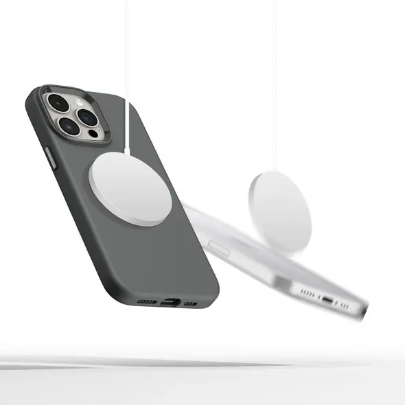 Tech-Protect Silicone Pure MagSafe Apple iPhone 15 Pro Max Clay