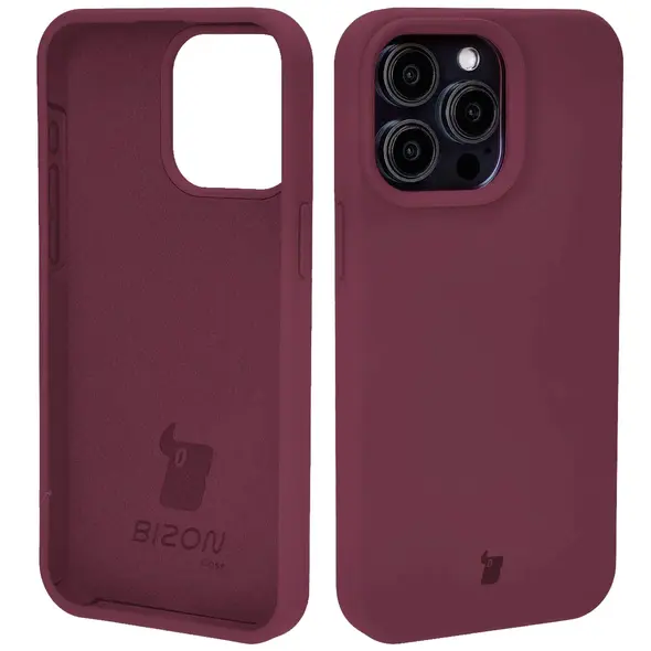 Bizon Soft Case Apple iPhone 15 Pro Max dark purple