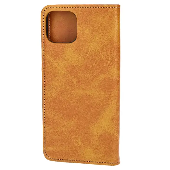 Bizon Case Pocket Pro Apple iPhone 15 Plus brown