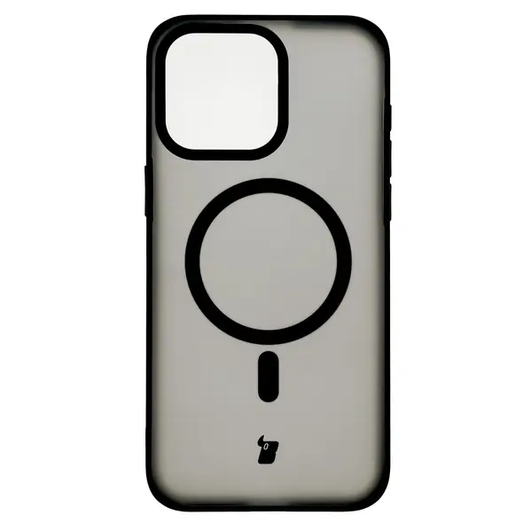 Bizon Case MatteO Apple iPhone 15 Pro Max transparent with black frame